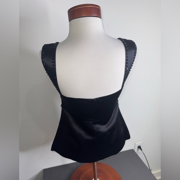 Red Valentino Studded Sleeveles Blouse Silk Top - Picture 3 of 13